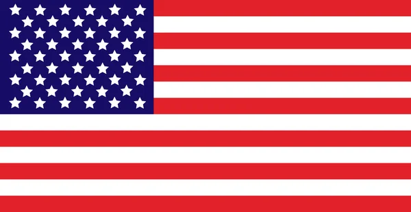 アメリカ国旗 — ストックベクタ