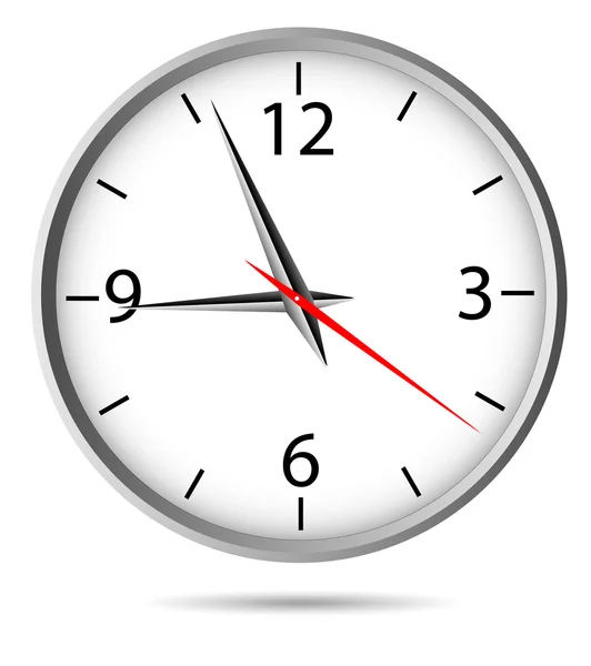 Classic office clock — Stock Vector