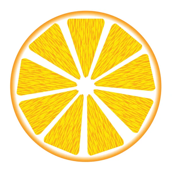 Часточку апельсина — стоковий вектор