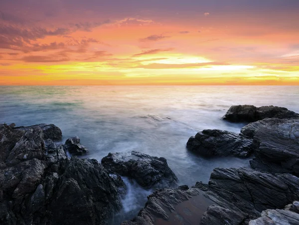 Deniz on Sunset — Stok fotoğraf