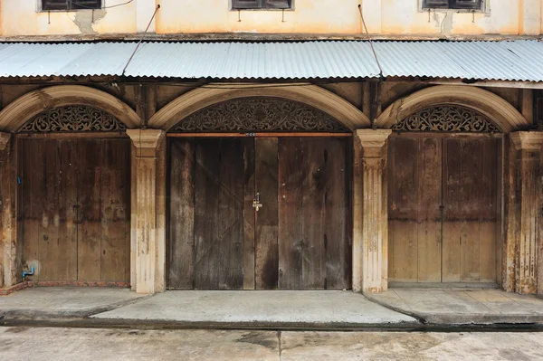 stock image Old wood door