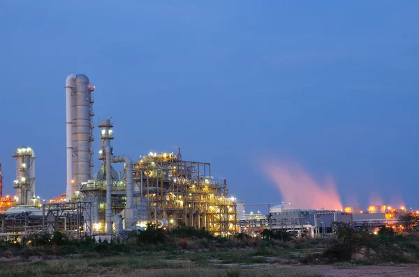 Impianto petrolchimico — Foto Stock