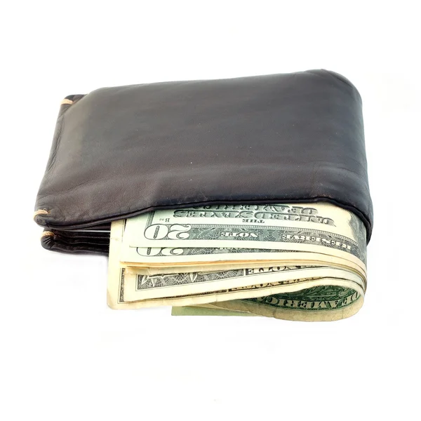 กระเป๋าตังค์ที่มีเงิน — ภาพถ่ายสต็อก