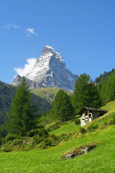 Matterhorn, Monte Rosa, Zermatt — Stockfoto