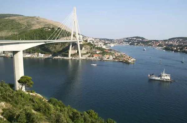 Jembatan baru di Dubrovnik — Stok Foto