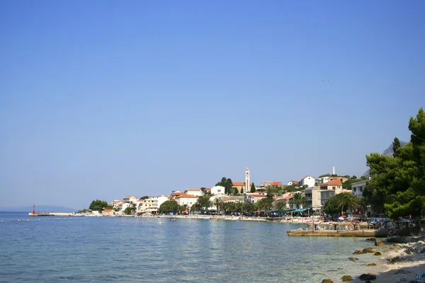 Balneario en el mar Adriático — Foto de Stock