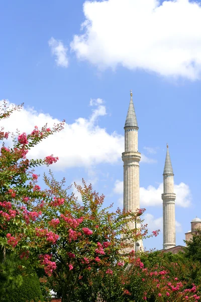 Minarette von Hagia sophia, istambul — Stockfoto