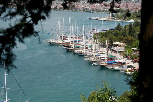 Портове місто в Туреччині — стокове фото