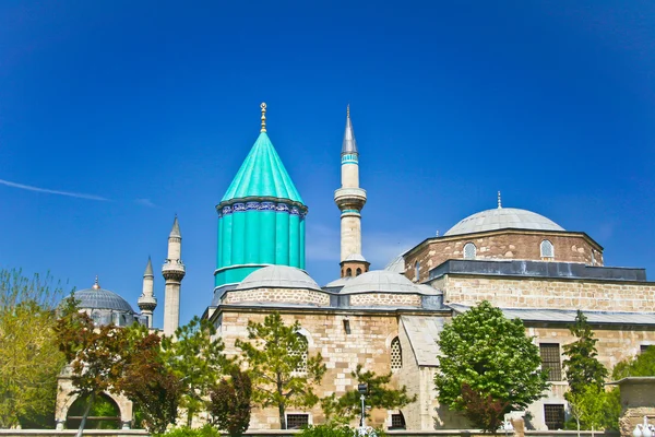 Вид на священні суфійських центр в місті Konya — стокове фото