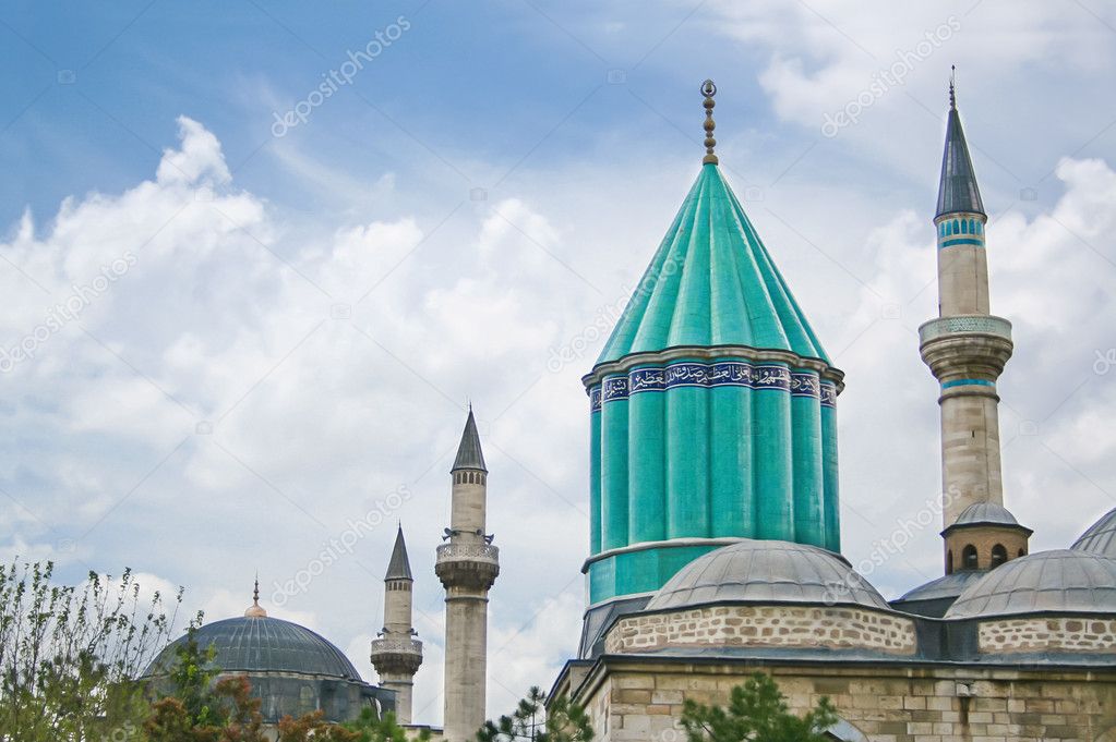 View of sacred Sufi Center in Konya