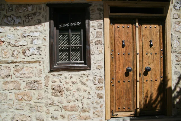 Porta della vecchia casa osman — Foto Stock