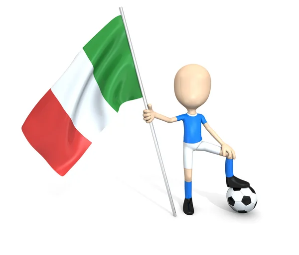 Національна футбольна команда: Італія — стокове фото