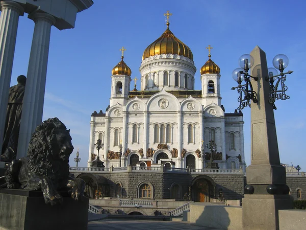 Moskva, Katedrála Krista Spasitele — Stock fotografie