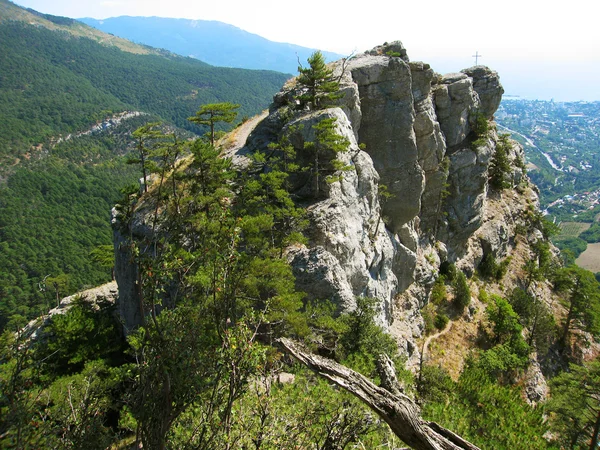 岩石。克里米亚、 黑海、 乌克兰 — 图库照片