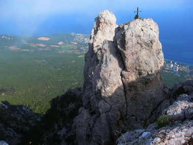 ilk i-petri hill, Kırım, Ukrayna.