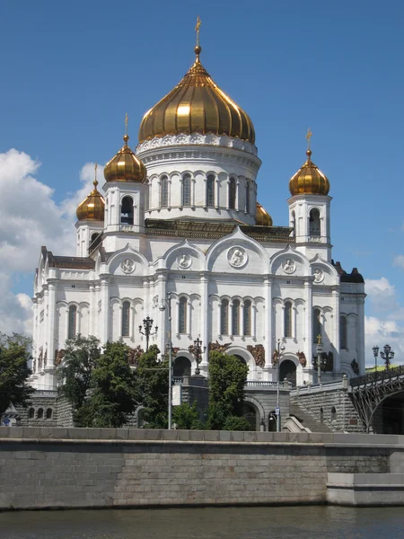 Собор Иисуса Христа Спасителя в Москве, Россия — стоковое фото