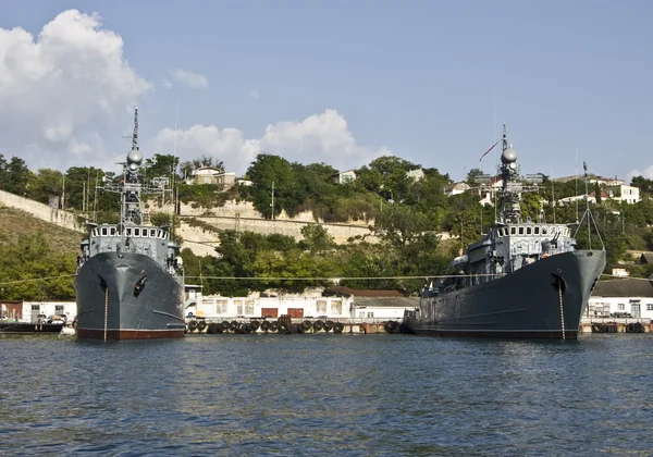 Military ships, Sevastopol — Stock Photo, Image