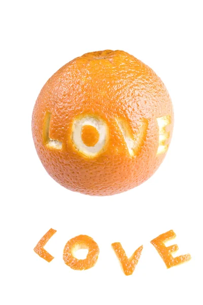 Oranžové plody lásky — Stock fotografie