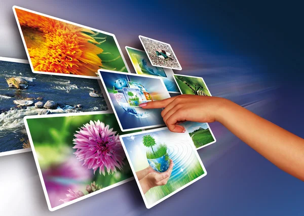 stock image Television and internet production technology concept
