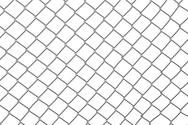 stock image Wire fence isolated on white background