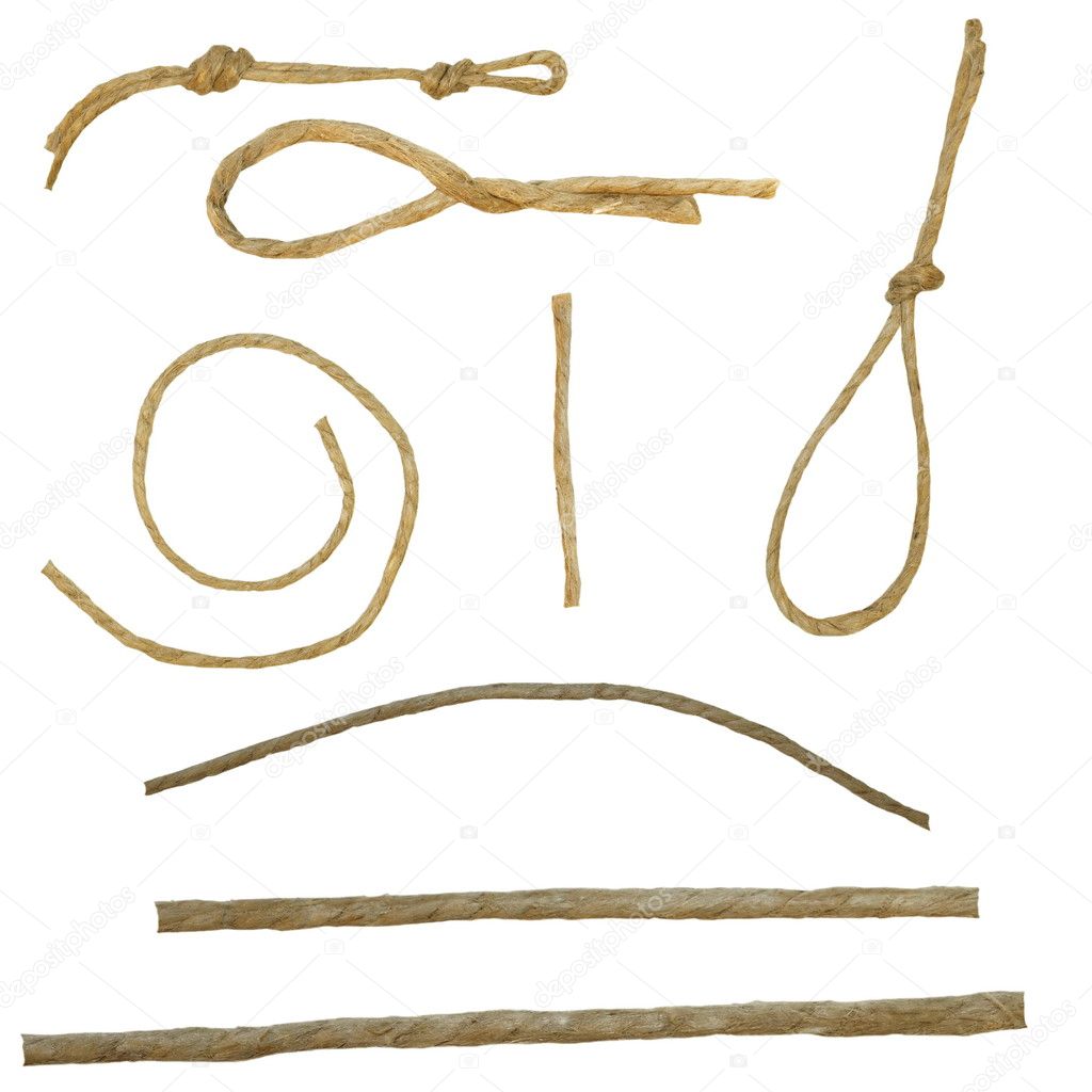 Set string isolated on white background texture — Stock Photo © dusan964 #5416791