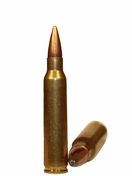 Bullet isolated on white background — Stock Photo, Image