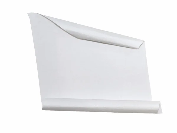 Déchets de rouleaux de papier isolés sur fond blanc — Photo