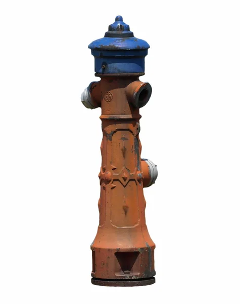 Staré požární hydrant izolovaných na bílém pozadí — Stock fotografie
