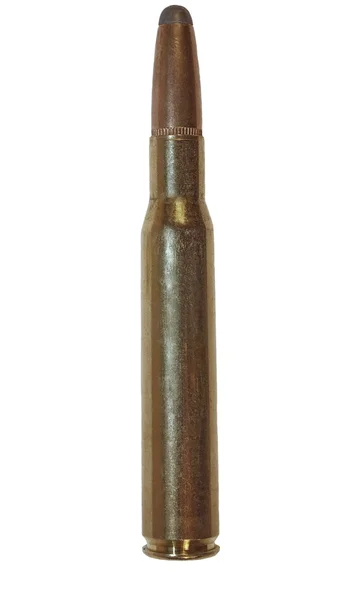 Carbine bullet on white — Stock Photo, Image