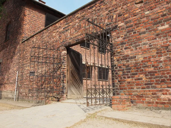 Auschwitz, a végrehajtás helye szerinti — Stock Fotó