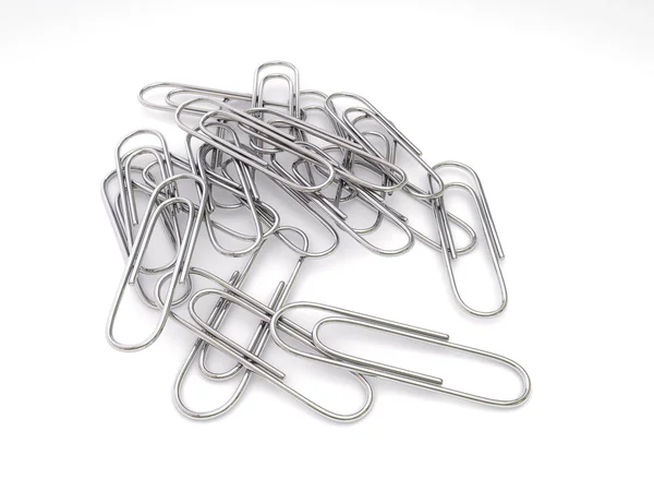 stock image A pile of paper clips