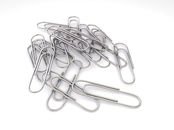 A pile of paper clips