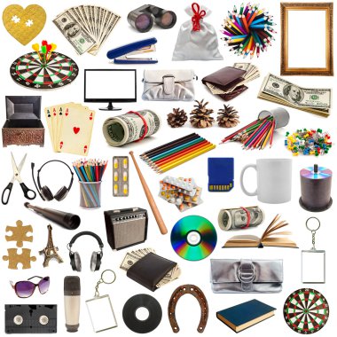 Collection of objects clipart
