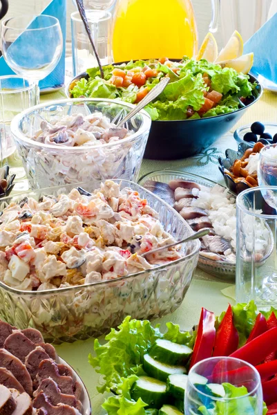 stock image Food on the table