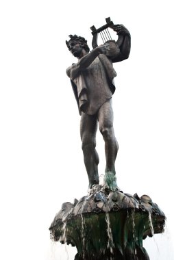 Apollo statue clipart