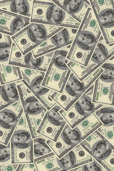 Background of dollars in large — Stock Photo, Image