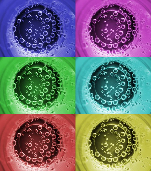 Fondo coloreado de burbujas — Foto de Stock