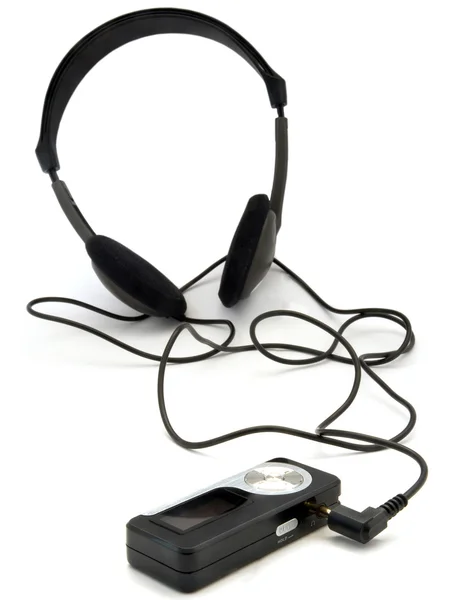 Player με ακουστικά — Φωτογραφία Αρχείου