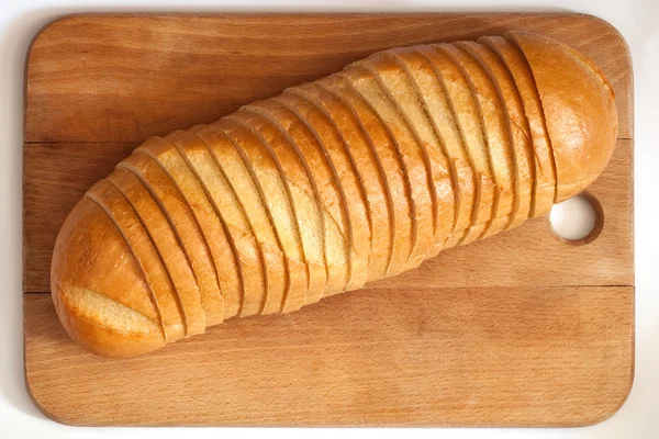 Хліб на дошці — стокове фото