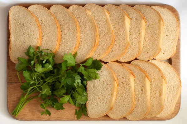 Bread on a board — Stock Photo, Image