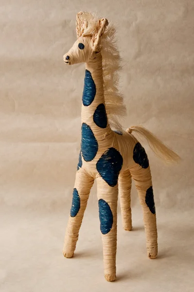 Speelgoed giraffe — Stockfoto