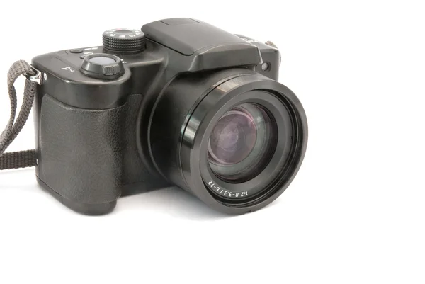 Černý fotoaparát — Stock fotografie