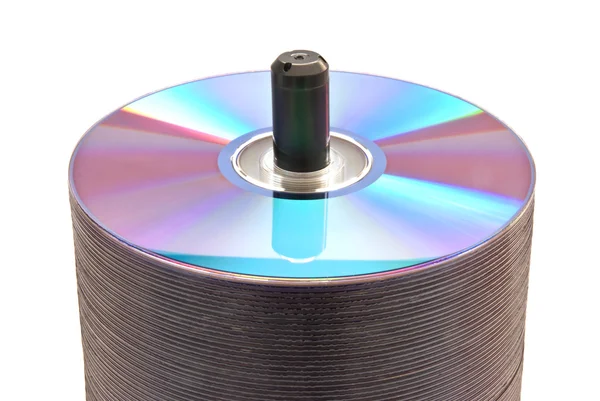 Disks on a spindle — Stock Photo, Image