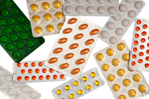 Sfondo di pillole — Foto Stock