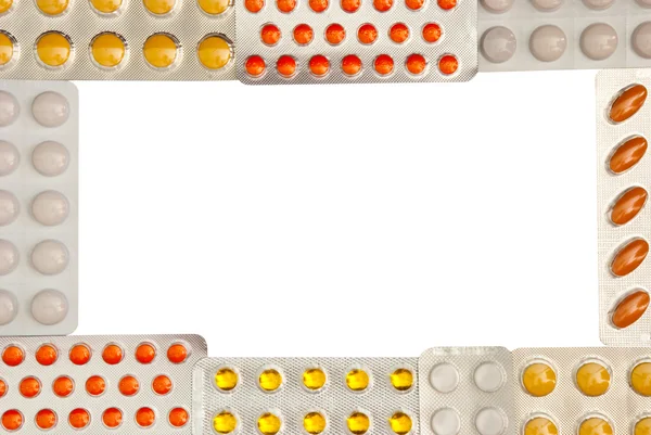Achtergrond van pillen — Stockfoto