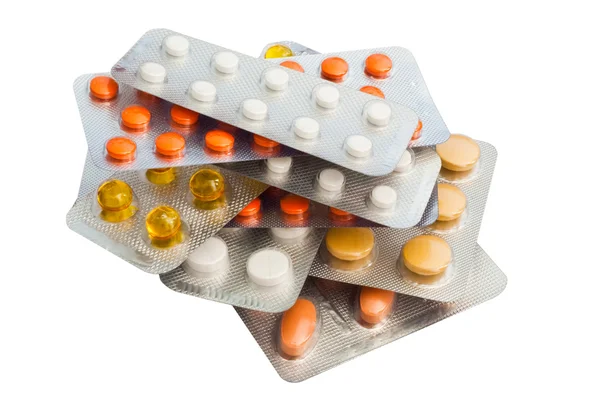 Pilulka balíčky — Stock fotografie