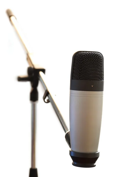 Kondenzátorový mikrofon — Stock fotografie