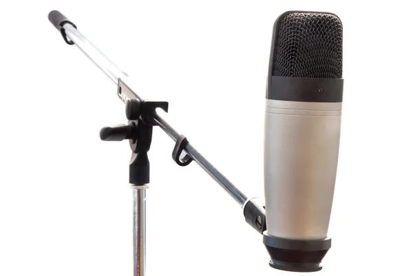 Microfone condensador — Fotografia de Stock