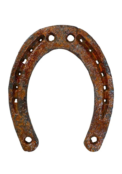 Old rusty horseshoe — Stock Photo, Image