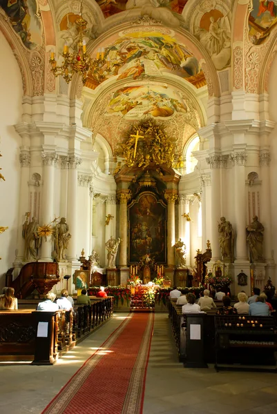 Catholic church indoors — Stock Photo, Image